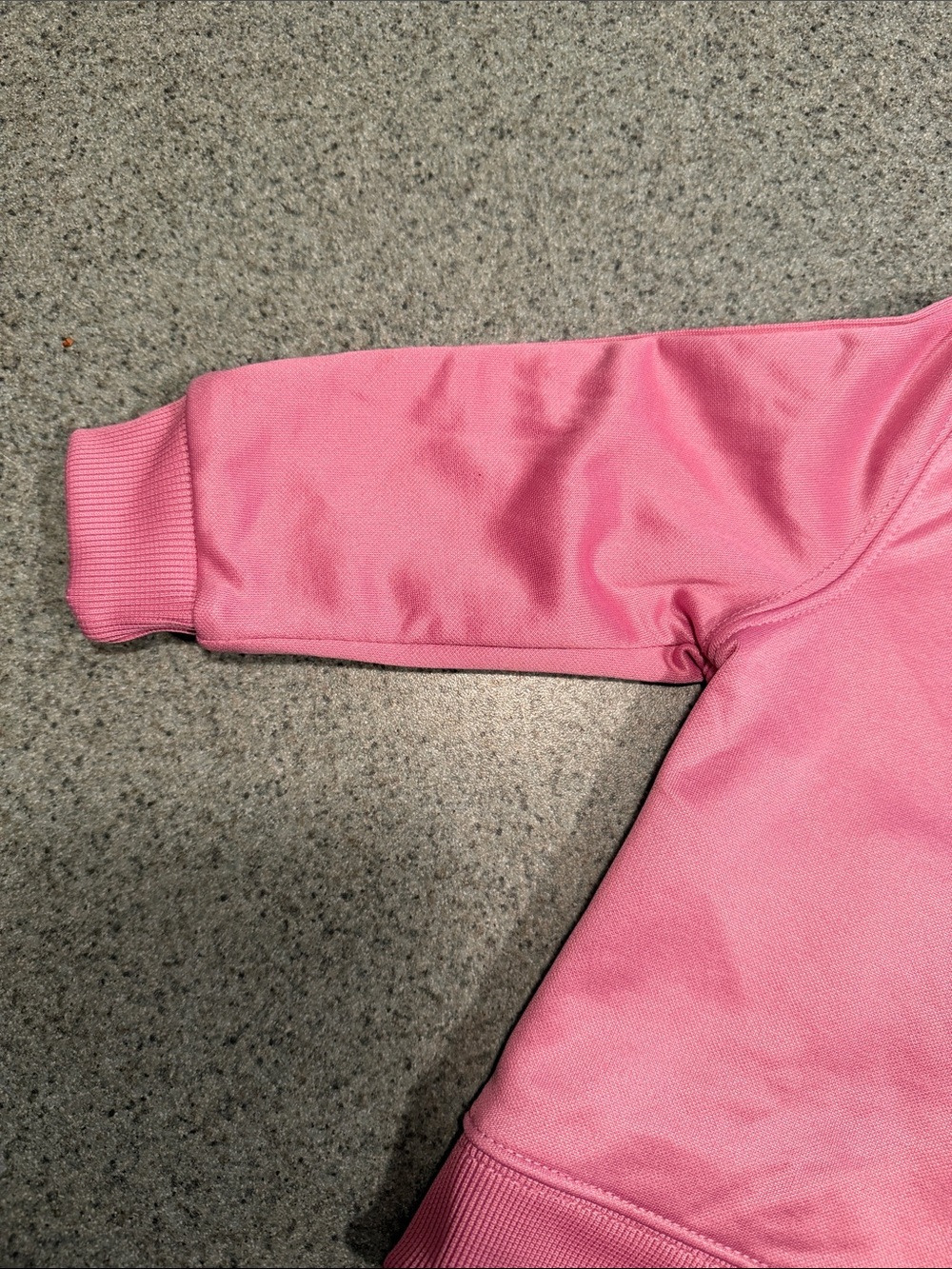 Nike Pink Girls' Zip Track Jacket with White Logo Tape - Picture 6 of 10